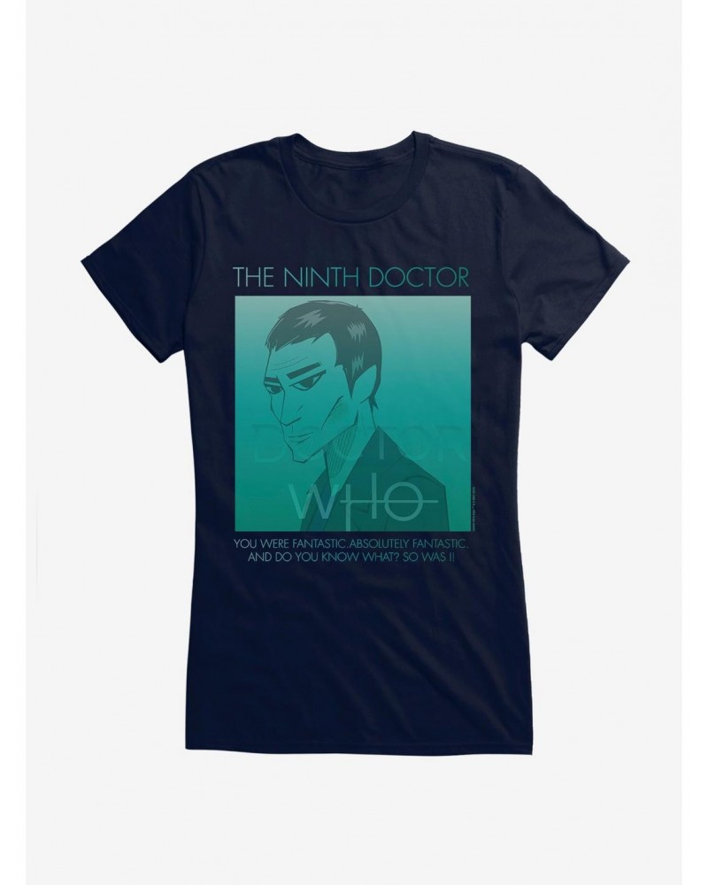 Doctor Who The Ninth Doctor Girls T-Shirt $12.20 T-Shirts