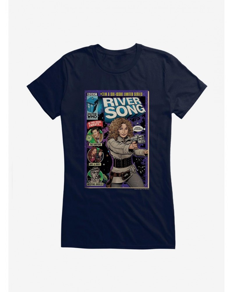 Doctor Who River Song Comic Girls T-Shirt $8.72 T-Shirts