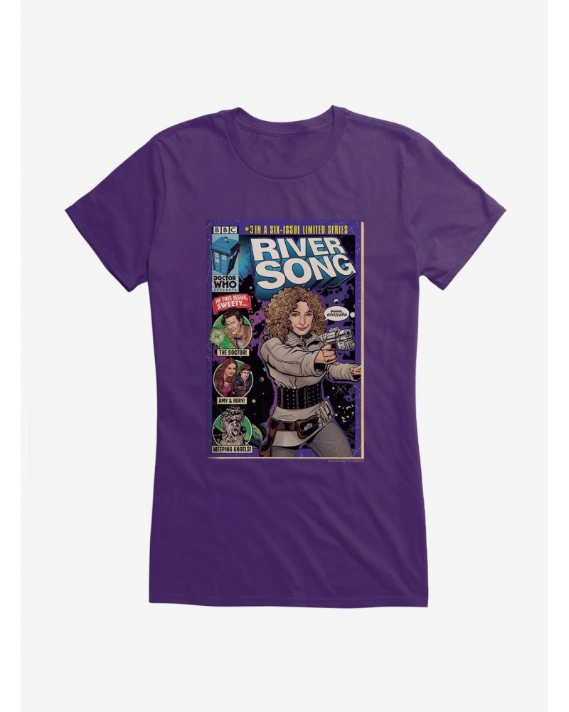 Doctor Who River Song Comic Girls T-Shirt $8.72 T-Shirts