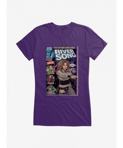 Doctor Who River Song Comic Girls T-Shirt $8.72 T-Shirts