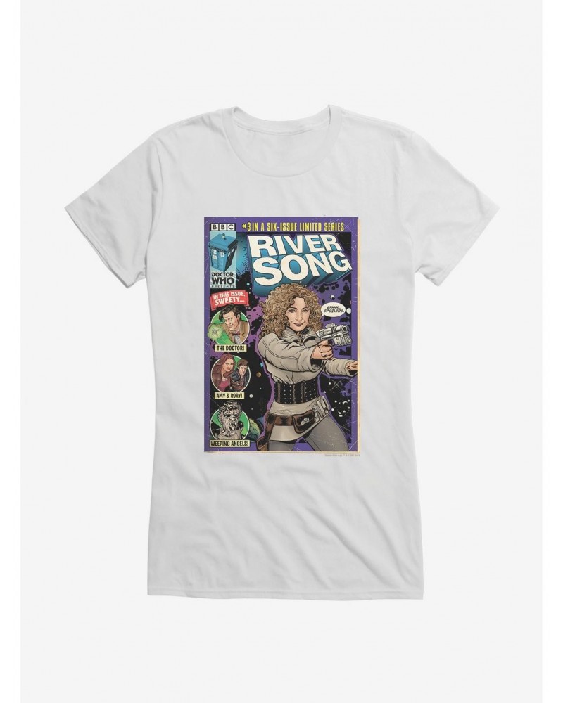 Doctor Who River Song Comic Girls T-Shirt $8.72 T-Shirts