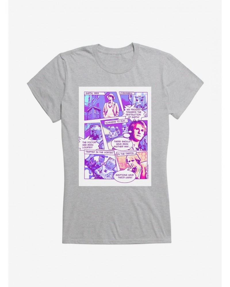 Doctor Who Cybermen Comic Page Girls T-Shirt $11.95 T-Shirts