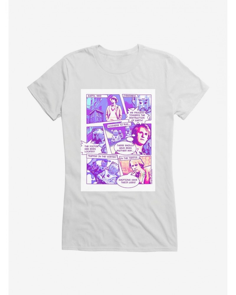 Doctor Who Cybermen Comic Page Girls T-Shirt $11.95 T-Shirts