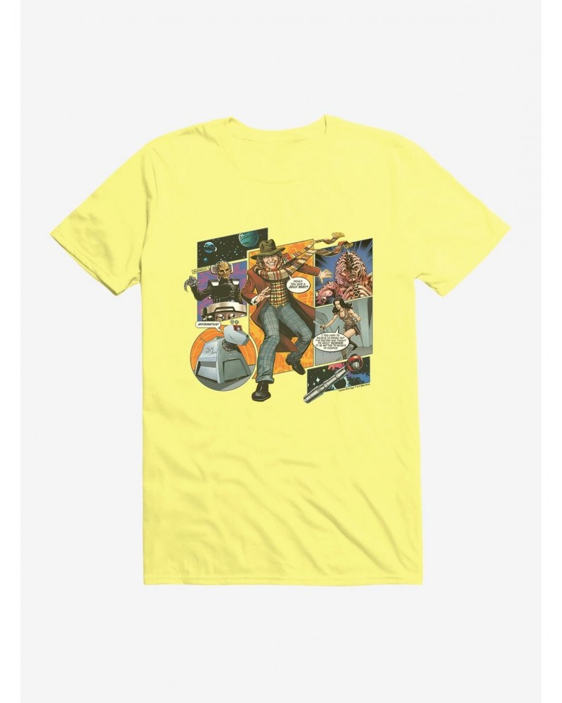 Doctor Who The Fourth Doctor, Leela, And K9 Comic T-Shirt $11.95 T-Shirts