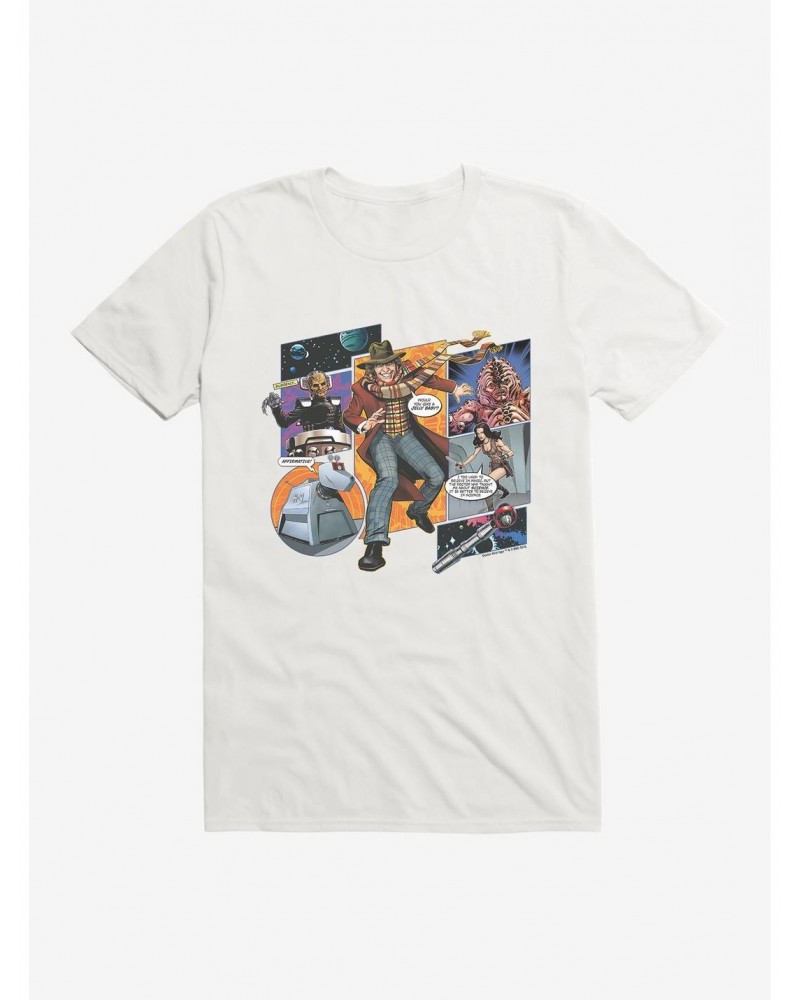 Doctor Who The Fourth Doctor, Leela, And K9 Comic T-Shirt $11.95 T-Shirts