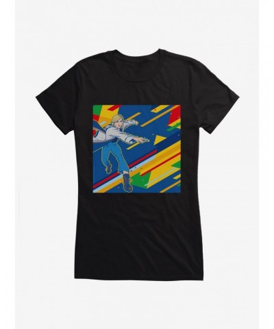 Doctor Who The Thirteenth Doctor Retro Art Girls T-Shirt $8.72 T-Shirts