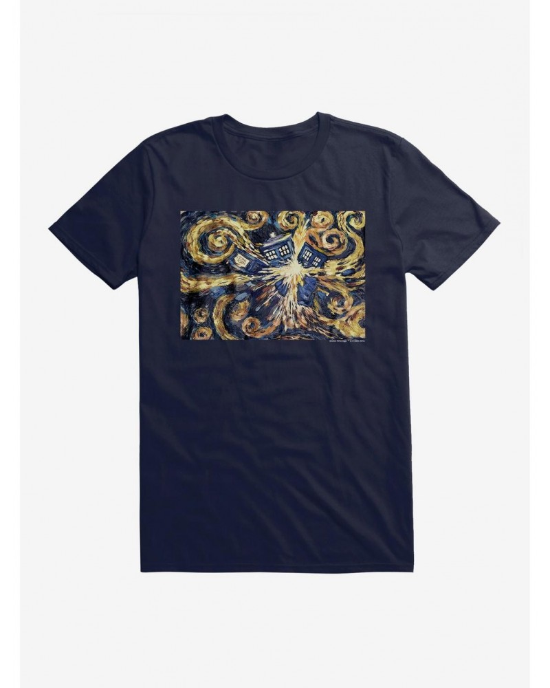 Doctor Who A Starry Tardis T-Shirt $9.56 T-Shirts