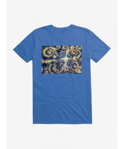 Doctor Who A Starry Tardis T-Shirt $9.56 T-Shirts