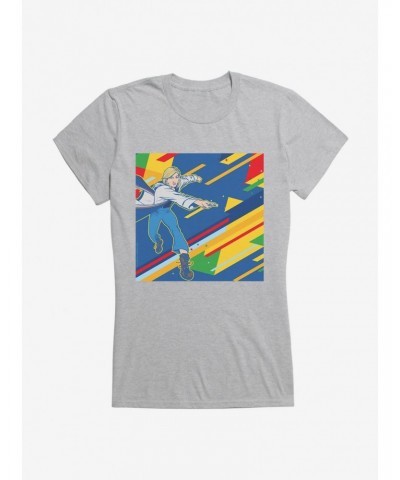 Doctor Who The Thirteenth Doctor Retro Art Girls T-Shirt $8.72 T-Shirts