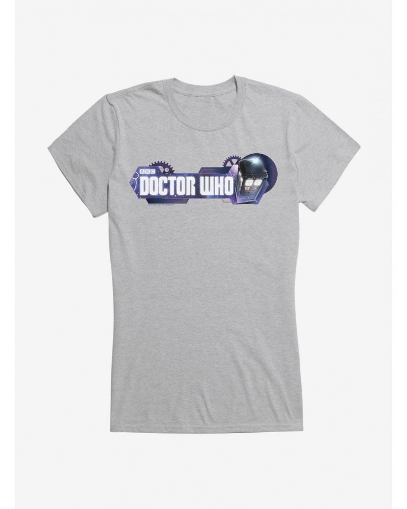 Doctor Who TARDIS Title Screen Girls T-Shirt $9.46 T-Shirts