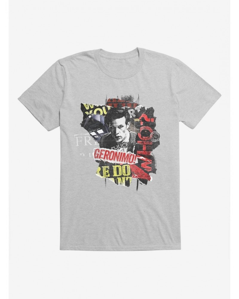 Doctor Who Eleventh Doctor Geronimo T-Shirt $9.32 T-Shirts