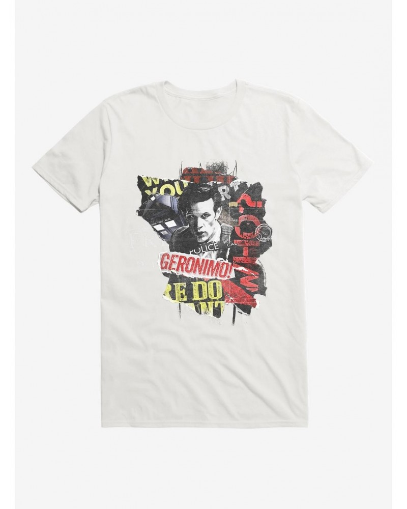 Doctor Who Eleventh Doctor Geronimo T-Shirt $9.32 T-Shirts