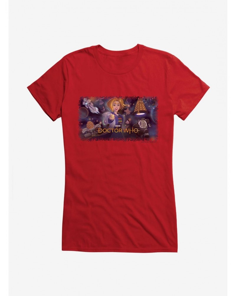 Doctor Who The Thirteenth Doctor Who Day Girls T-Shirt $9.21 T-Shirts