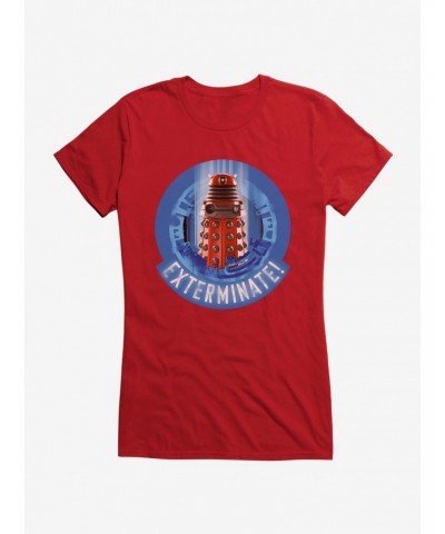 Doctor Who Red Supreme Dalek Girls T-Shirt $10.21 T-Shirts