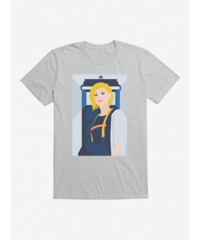 Doctor Who Thirteenth Doctor Illustration TARDIS T-Shirt $9.56 T-Shirts