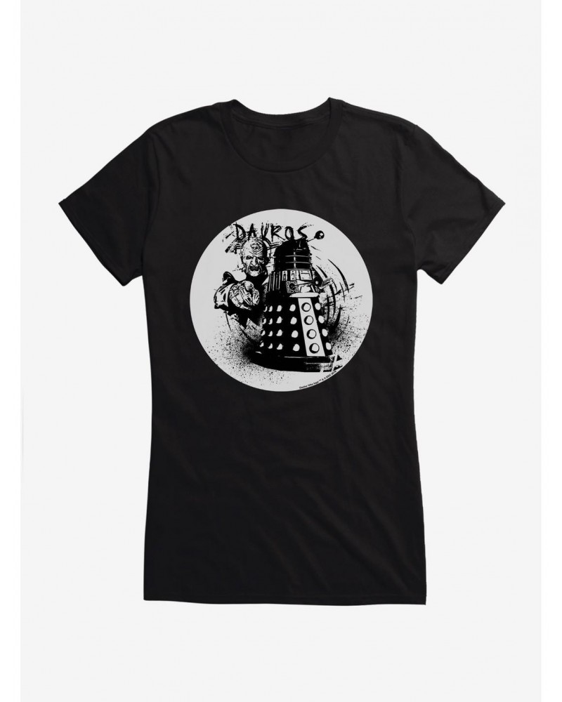 Doctor Who Davros And Dalek Ink Art Girls T-Shirt $10.21 T-Shirts