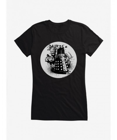 Doctor Who Davros And Dalek Ink Art Girls T-Shirt $10.21 T-Shirts