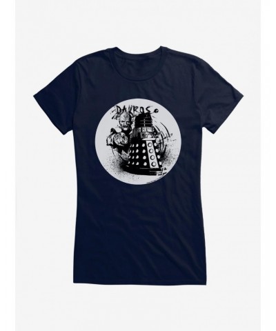 Doctor Who Davros And Dalek Ink Art Girls T-Shirt $10.21 T-Shirts