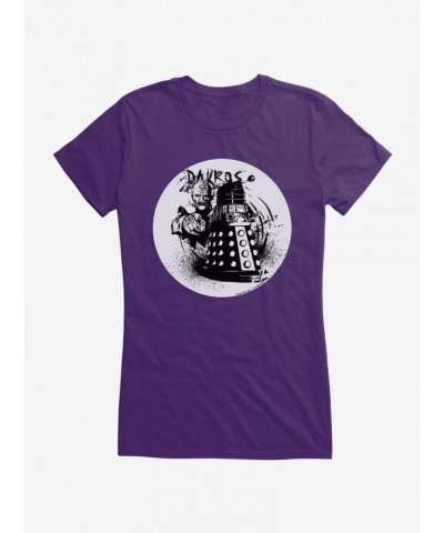 Doctor Who Davros And Dalek Ink Art Girls T-Shirt $10.21 T-Shirts