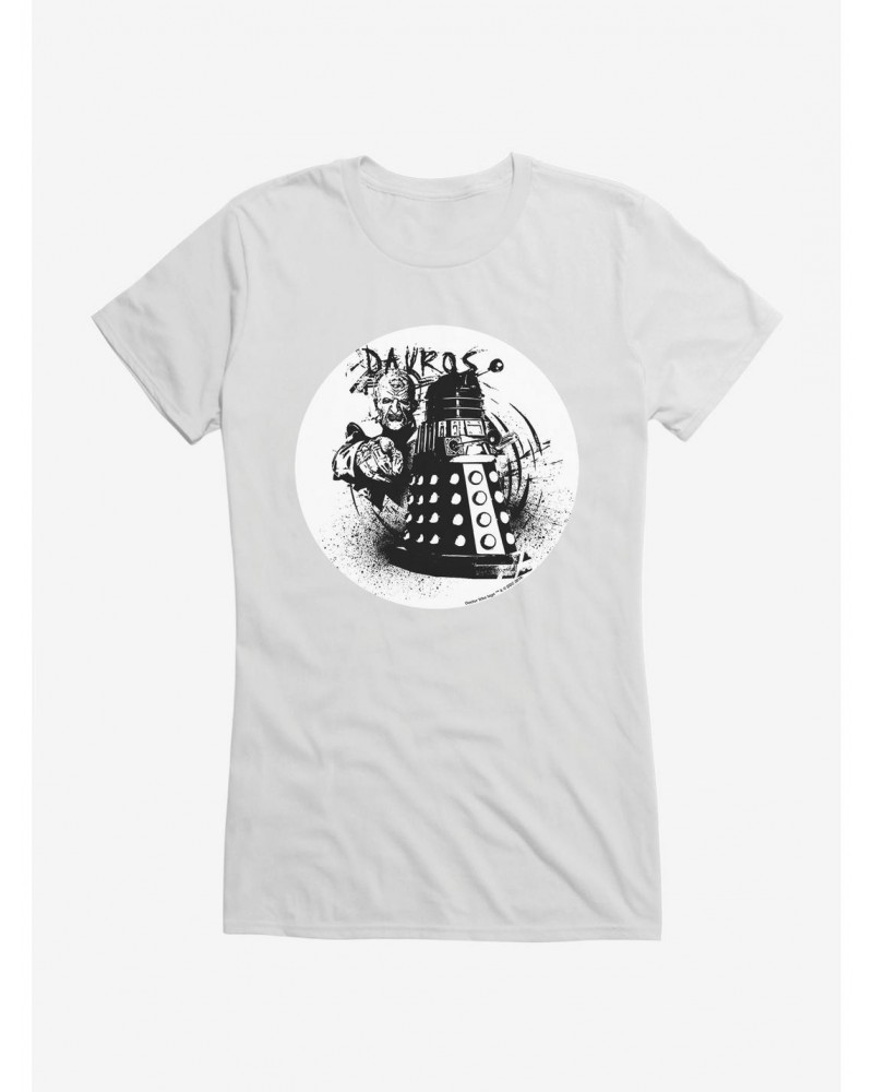 Doctor Who Davros And Dalek Ink Art Girls T-Shirt $10.21 T-Shirts