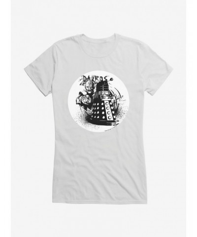 Doctor Who Davros And Dalek Ink Art Girls T-Shirt $10.21 T-Shirts