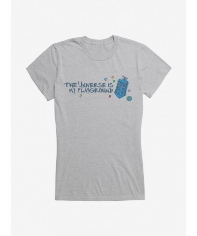 Doctor Who TARDIS My Playground Girls T-Shirt $7.47 T-Shirts