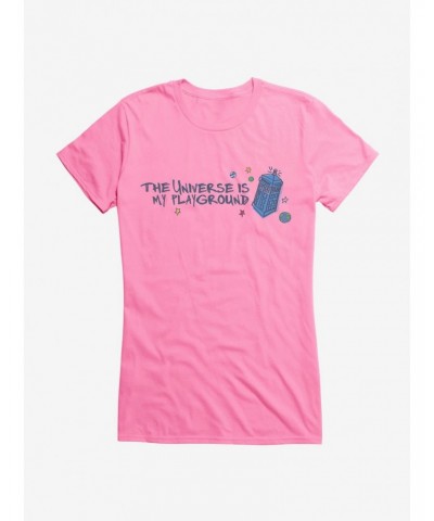 Doctor Who TARDIS My Playground Girls T-Shirt $7.47 T-Shirts