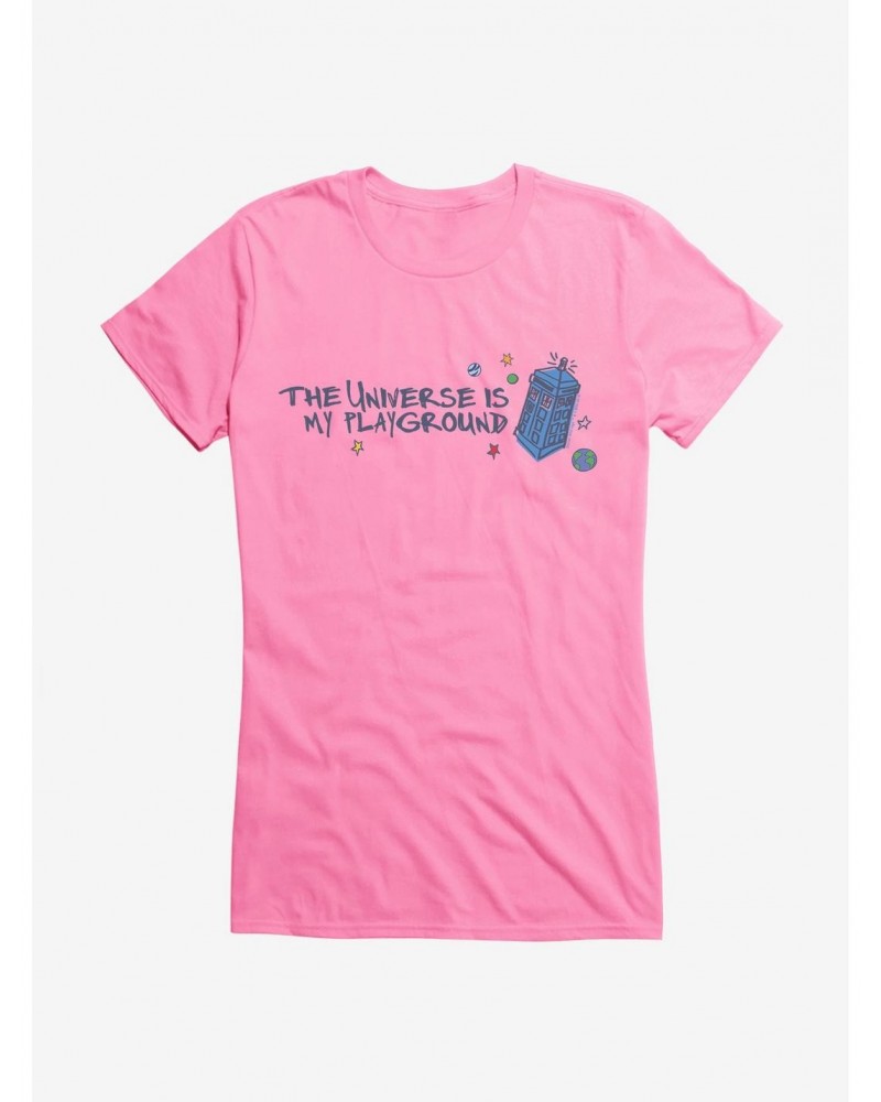 Doctor Who TARDIS My Playground Girls T-Shirt $7.47 T-Shirts