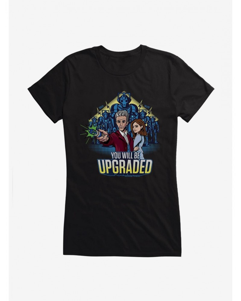 Doctor Who Twelfth Doctor Upgrade Cartoon Girls T-Shirt $8.47 T-Shirts