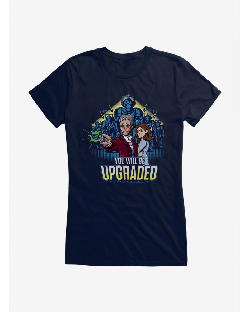 Doctor Who Twelfth Doctor Upgrade Cartoon Girls T-Shirt $8.47 T-Shirts