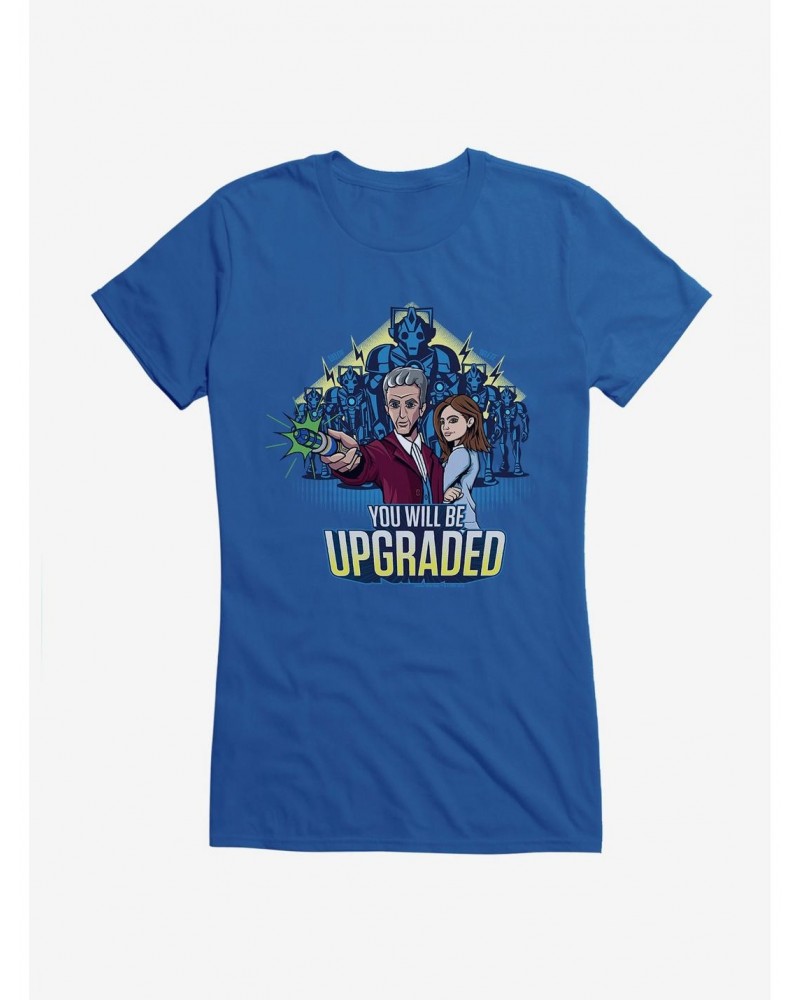 Doctor Who Twelfth Doctor Upgrade Cartoon Girls T-Shirt $8.47 T-Shirts