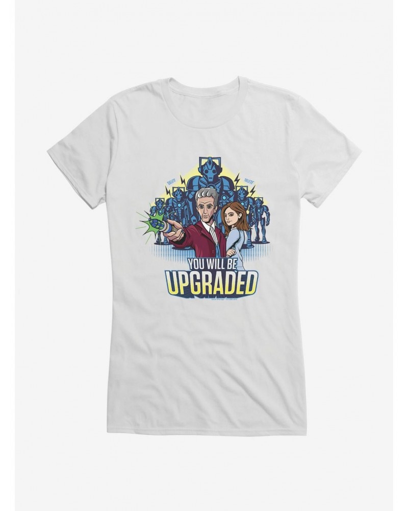 Doctor Who Twelfth Doctor Upgrade Cartoon Girls T-Shirt $8.47 T-Shirts