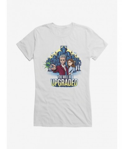 Doctor Who Twelfth Doctor Upgrade Cartoon Girls T-Shirt $8.47 T-Shirts