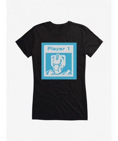 Doctor Who Cybermen Player One Girls T-Shirt $9.96 T-Shirts