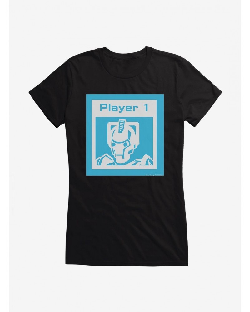 Doctor Who Cybermen Player One Girls T-Shirt $9.96 T-Shirts