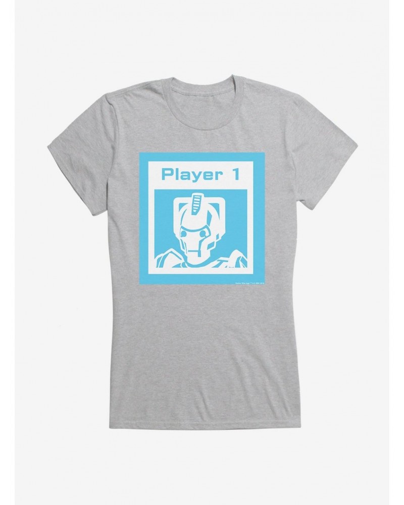 Doctor Who Cybermen Player One Girls T-Shirt $9.96 T-Shirts