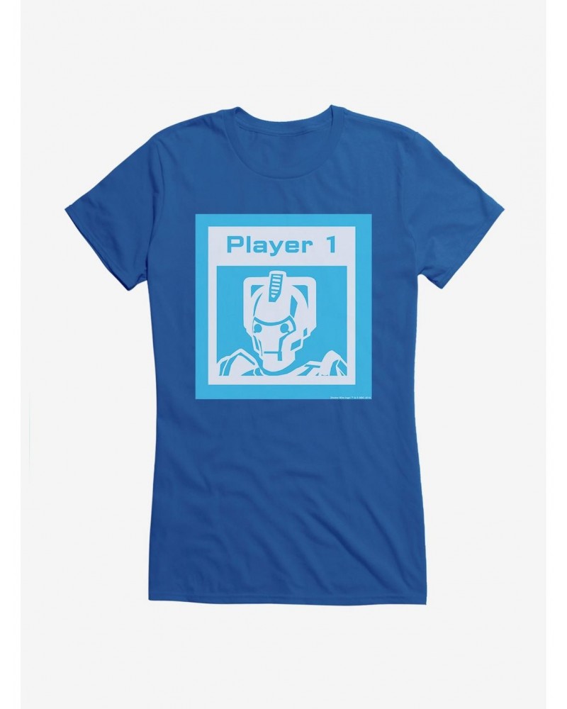 Doctor Who Cybermen Player One Girls T-Shirt $9.96 T-Shirts