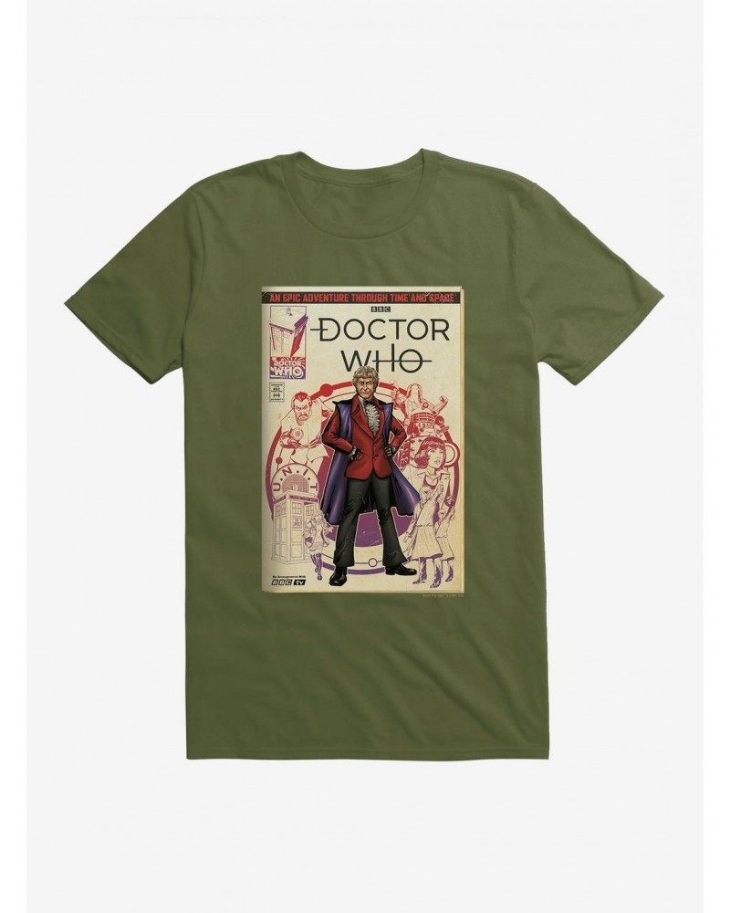 Doctor Who Third Doctor Comic T-Shirt $11.95 T-Shirts