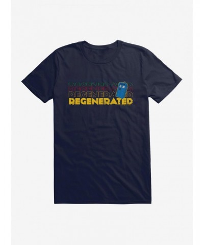 Doctor Who Thirteenth Doctor Regenerated Stack T-Shirt $11.23 T-Shirts