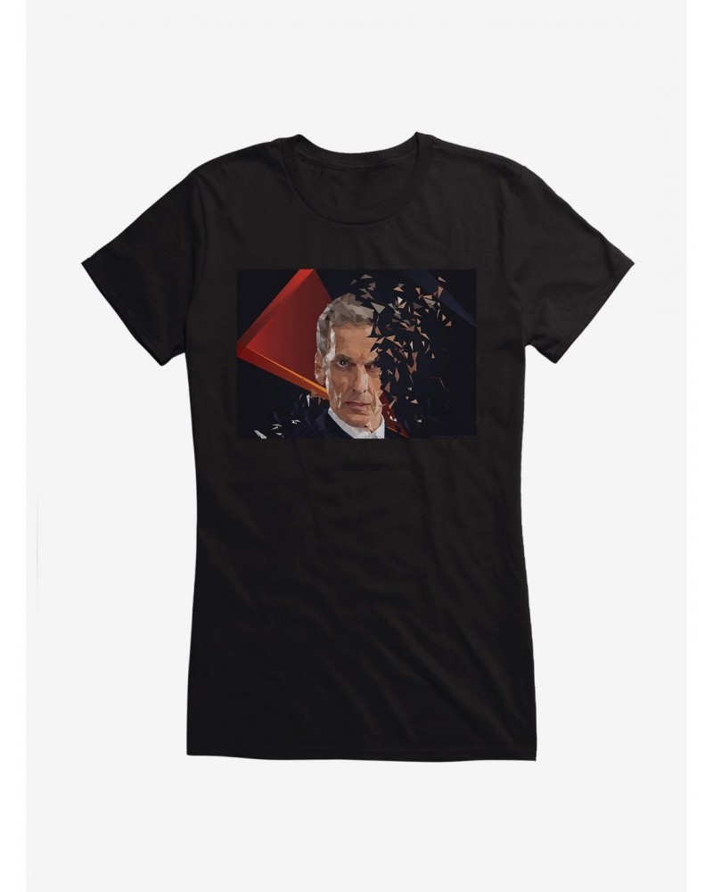 Doctor Who Twelfth Doctor Fading Away Girls T-Shirt $10.21 T-Shirts