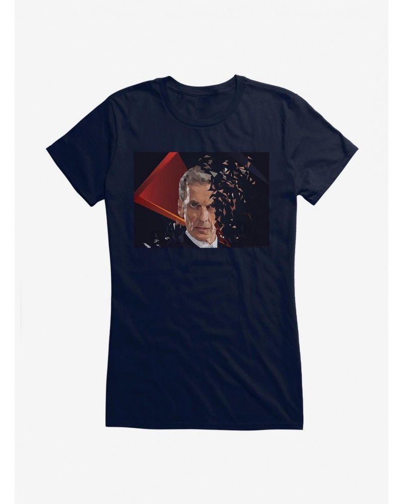 Doctor Who Twelfth Doctor Fading Away Girls T-Shirt $10.21 T-Shirts