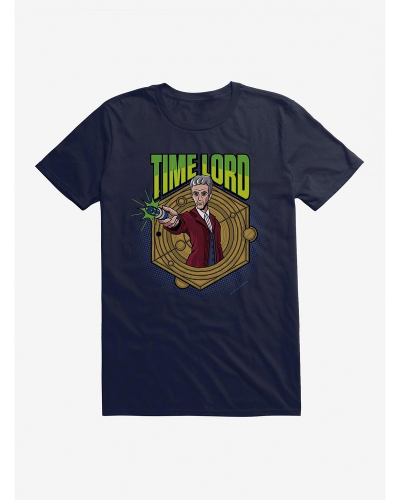 Doctor Who Twelfth Doctor Time Lord Badge T-Shirt $7.89 T-Shirts