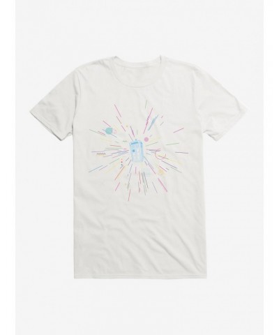 Doctor Who Thirteenth Doctor TARDIS Rainbow Of Explosion T-Shirt $11.95 T-Shirts