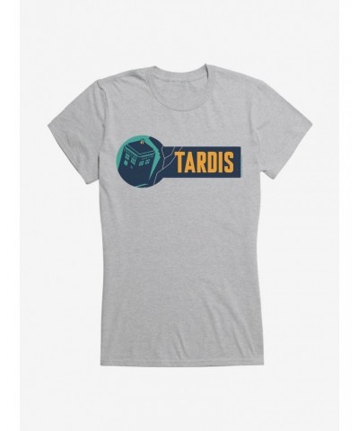 Doctor Who TARDIS Lightning Script Girls T-Shirt $10.96 T-Shirts