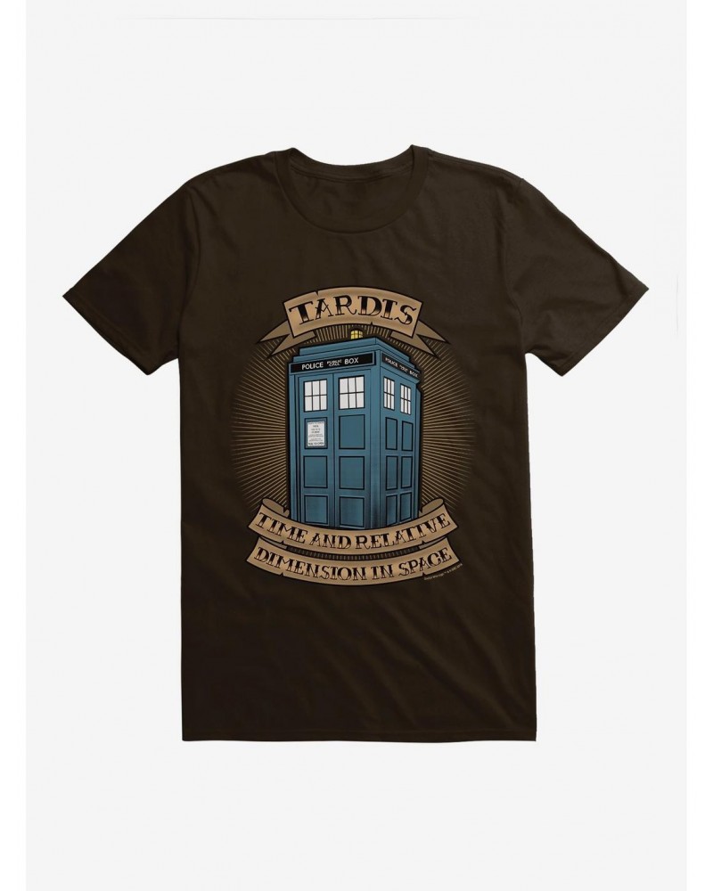 Doctor Who TARDIS Acronym Banner T-Shirt $8.13 T-Shirts