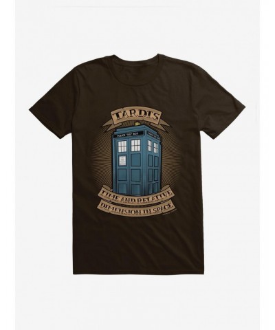 Doctor Who TARDIS Acronym Banner T-Shirt $8.13 T-Shirts