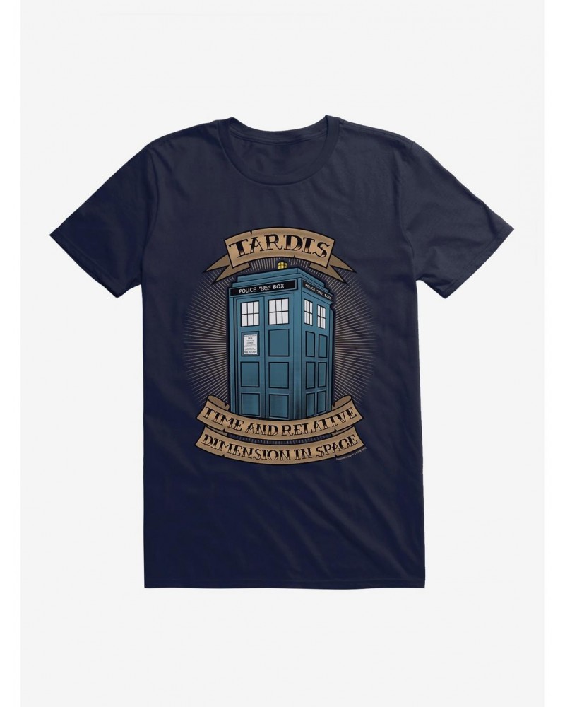 Doctor Who TARDIS Acronym Banner T-Shirt $8.13 T-Shirts