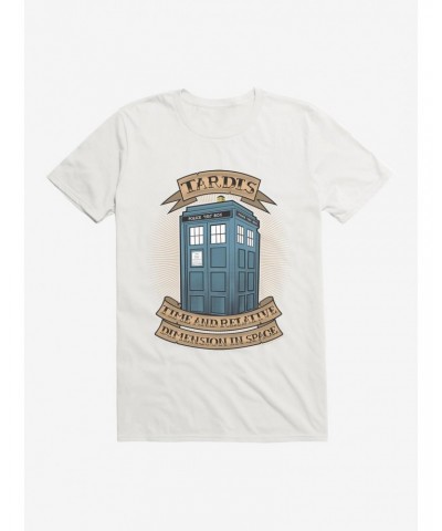 Doctor Who TARDIS Acronym Banner T-Shirt $8.13 T-Shirts