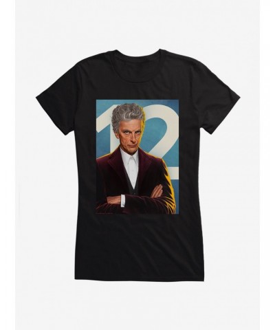 Doctor Who Twelfth Doctor Ready For Action Girls T-Shirt $11.95 T-Shirts