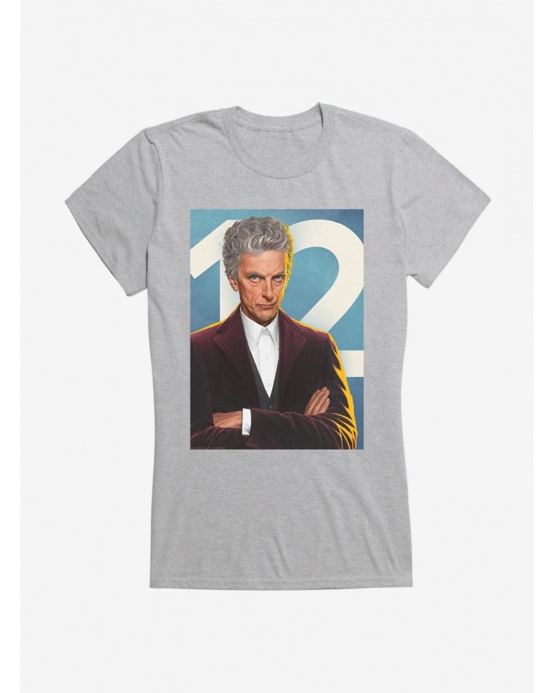 Doctor Who Twelfth Doctor Ready For Action Girls T-Shirt $11.95 T-Shirts